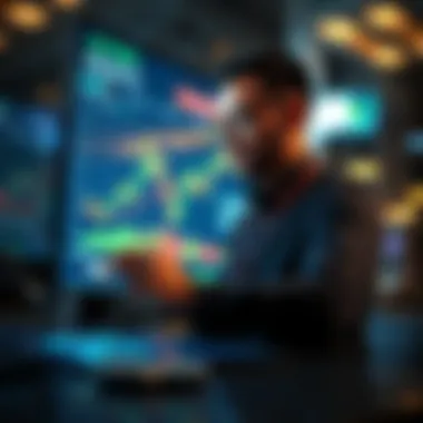 Understanding Altcoin Market Trends Investor analyzing altcoin trends on a digital interface