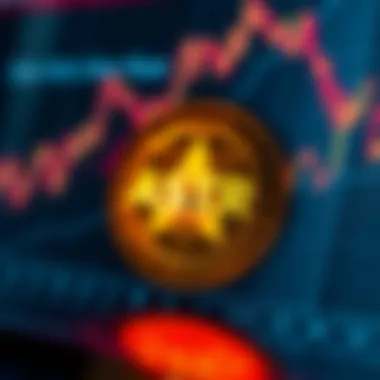 Graph depicting market trends of ASTR coin