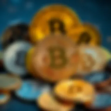 Prominent Cryptocurrencies Overview A visual representation of various prominent cryptocurrencies