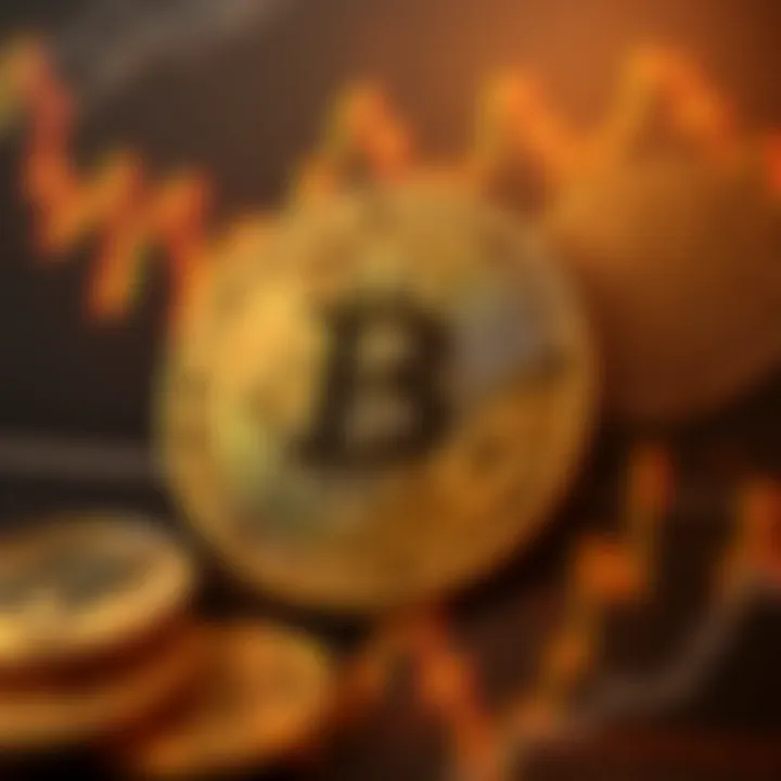 Graphical representation of Bitcoin price trends