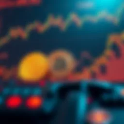 Bitcoin price trend chart showcasing fluctuations