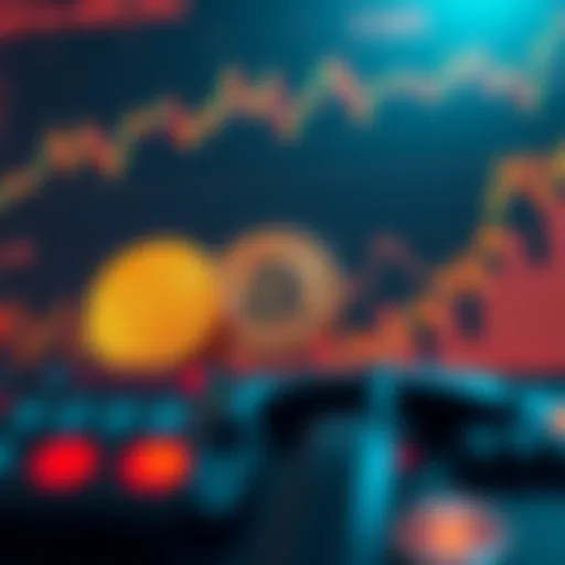 Bitcoin price trend chart showcasing fluctuations