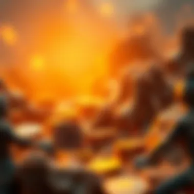 A dynamic representation of cryptocurrency trends