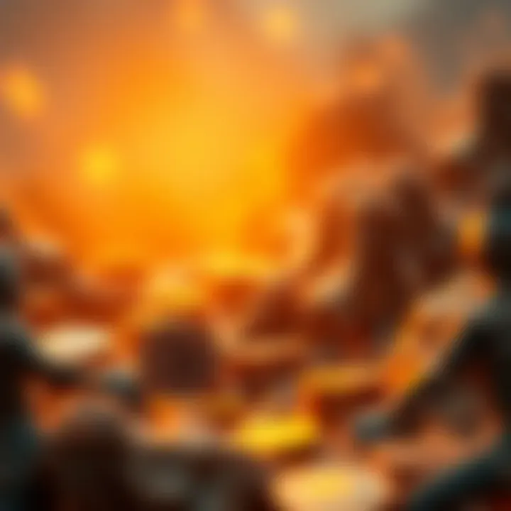 A dynamic representation of cryptocurrency trends