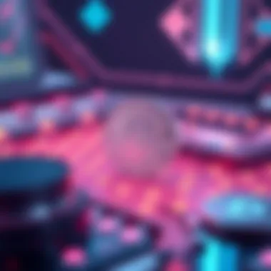 A futuristic illustration of cryptocurrency technology