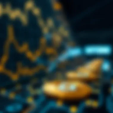 A digital representation of cryptocurrency trends