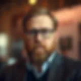 Portrait of Brad Garlinghouse, visionary leader in cryptocurrency