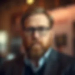 Portrait of Brad Garlinghouse, visionary leader in cryptocurrency