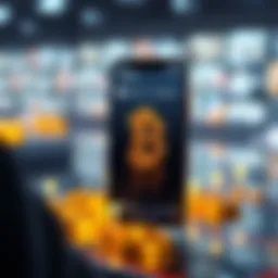 Visual representation of mobile-first blockchain technology
