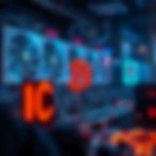 Conceptual illustration of crypto mining hijacking