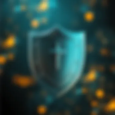 Shield representing defense strategies against crypto jacking