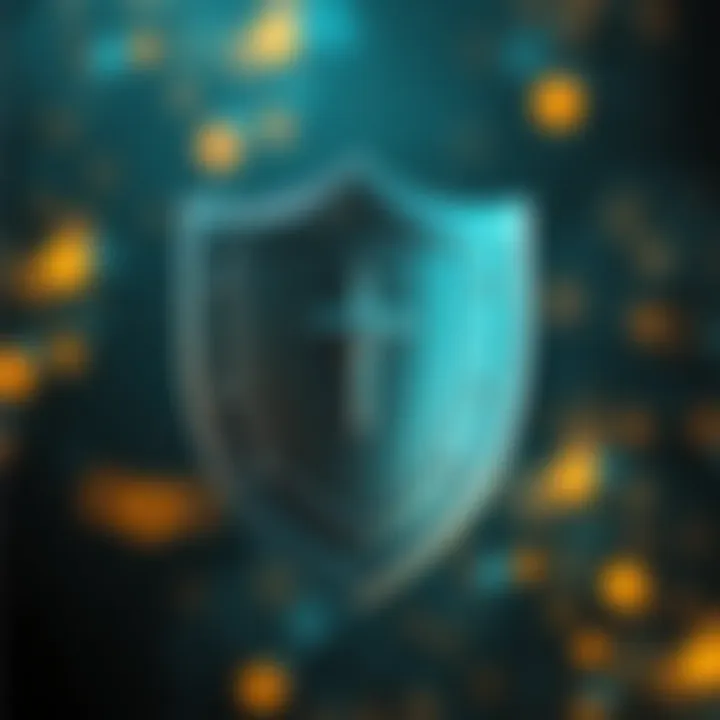 Shield representing defense strategies against crypto jacking