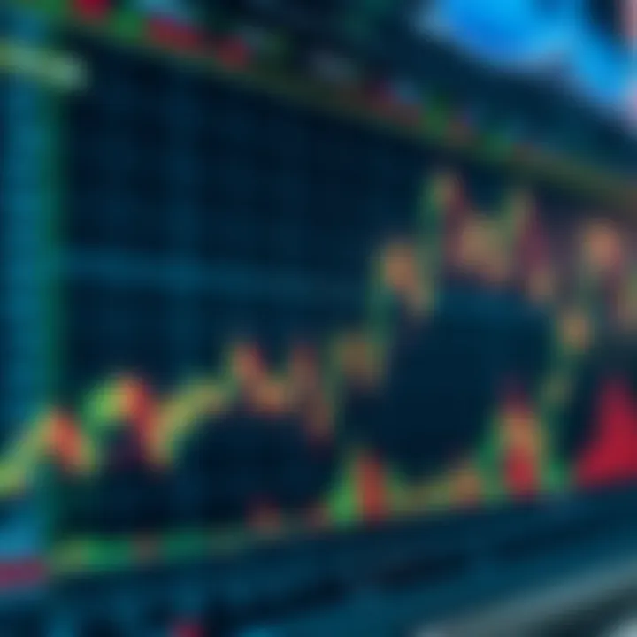 Charts and graphs depicting cryptocurrency market trends