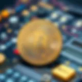 Detailed illustration of cryptocurrency mining calculator functionality