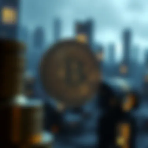 Conceptual illustration of decentralized finance