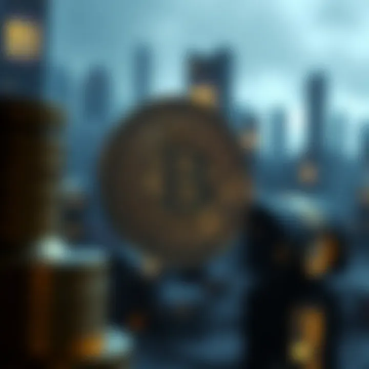 Conceptual illustration of decentralized finance