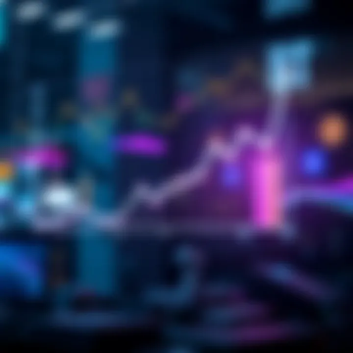 Graph showcasing the growth of digital advertising through blockchain