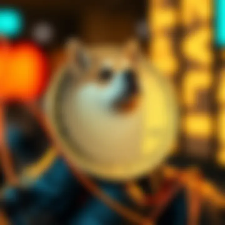 Visualization of innovative features of Dogecoin