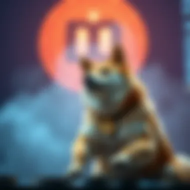 Symbolic representation of Dogecoin in the cryptocurrency market