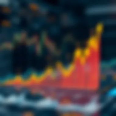 Blockchain Data Analysis Visualized Graph illustrating blockchain data analysis