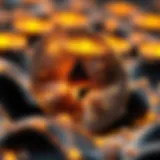 Visual representation of Ethereum blockchain data