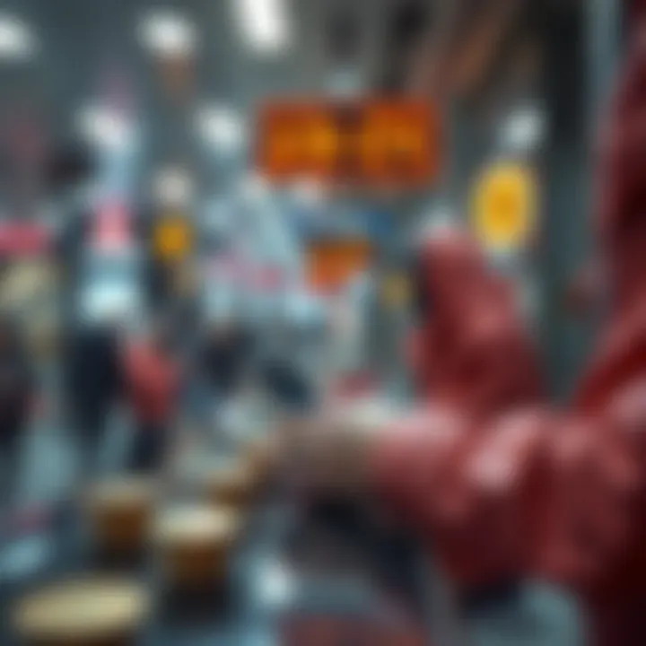 A futuristic vision of cryptocurrency usage in everyday transactions