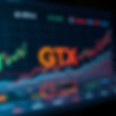 Graphical representation of GTX A price trends over time