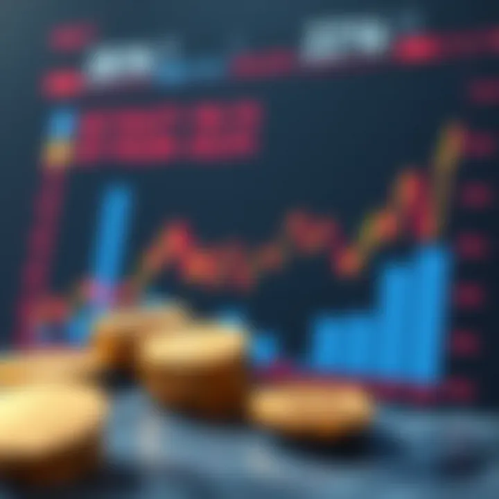 Graph illustrating the impact of policy changes on cryptocurrency markets