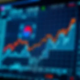 Graph showing fluctuation in South Korean Won and US Dollar exchange rate