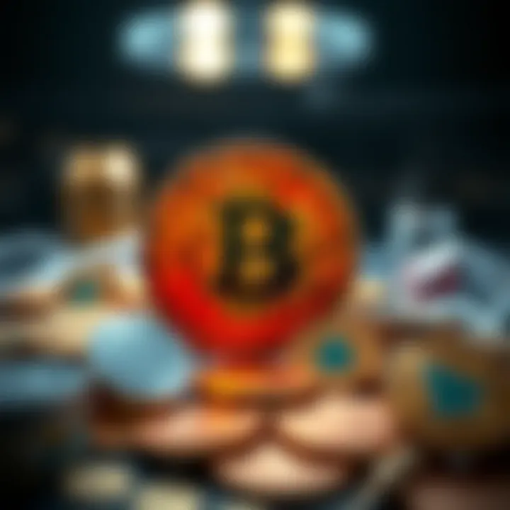 Visual representation of asset selection in crypto investing
