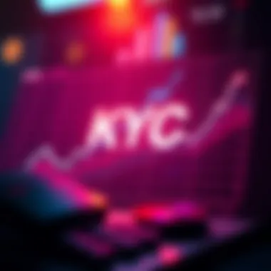 Graph showcasing recent trends in cryptocurrency KYC