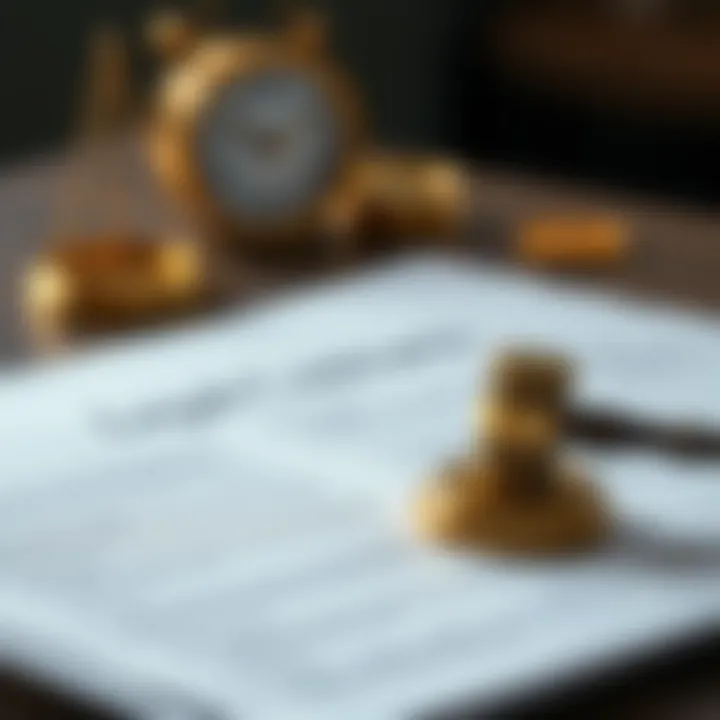 Visual representation of legal documents and contracts