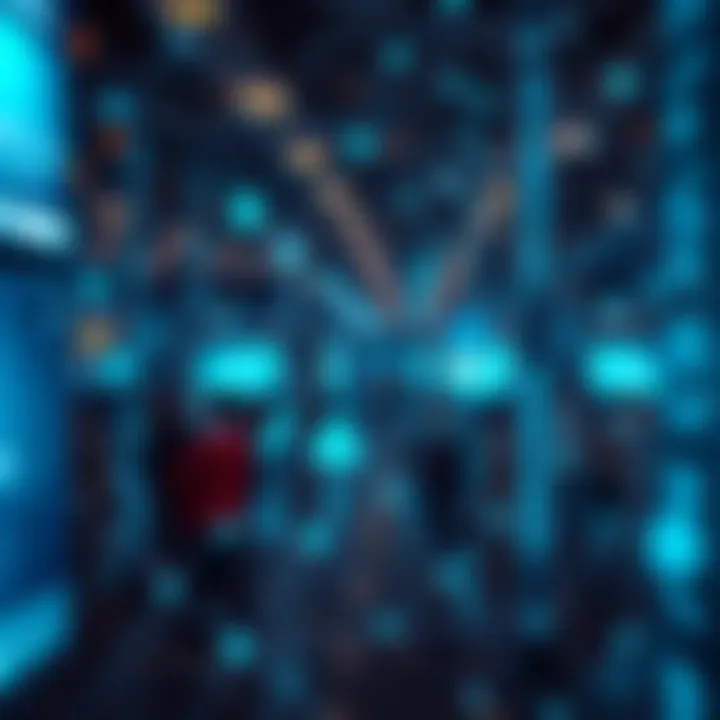 Conceptual image showcasing the future of social networks powered by blockchain