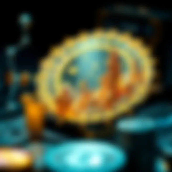 Visual representation of cryptocurrency ecosystem