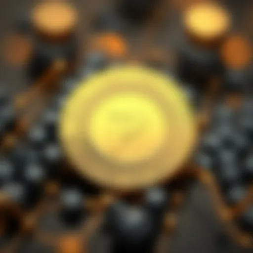 Pogai coin overview with blockchain technology representation