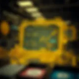 Visual representation of a smart contract interface