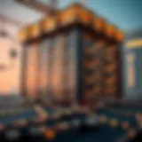 Decentralized data storage architecture representation