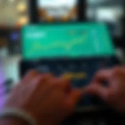 Swyftx user-friendly interface on a digital device