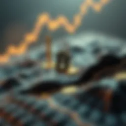 Conceptual representation of threshold in cryptocurrency market