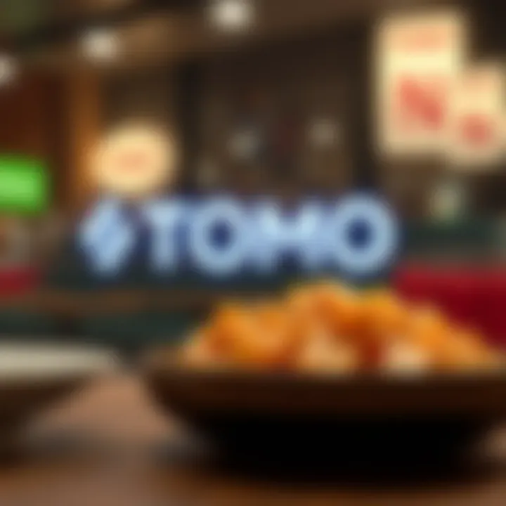 TOMO USDT logo and branding visual