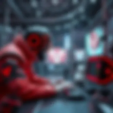 Illustration of digital content creation on Tron