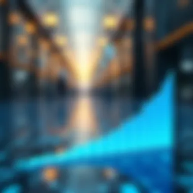 Graph illustrating the increase in value with user growth