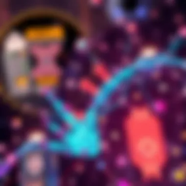 Illustration of blockchain networks influenced by Xcore