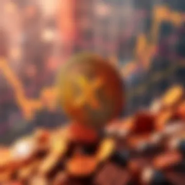 Graph illustrating market position of xcore coin