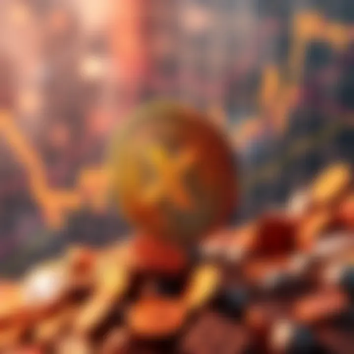 Graph illustrating market position of xcore coin