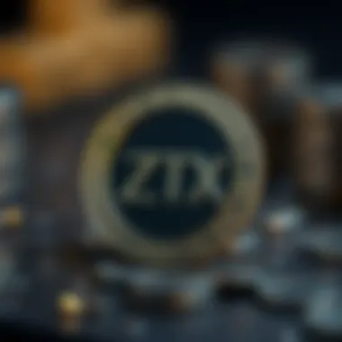 ZTX Coin Logo and Representation ZTX Coin logo and digital representation